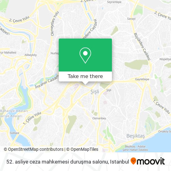 52. asliye ceza mahkemesi duruşma salonu map