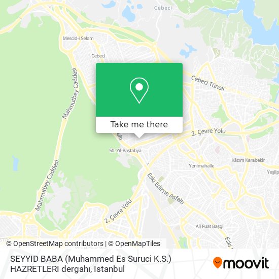 SEYYID BABA (Muhammed Es Suruci K.S.) HAZRETLERI dergahı map