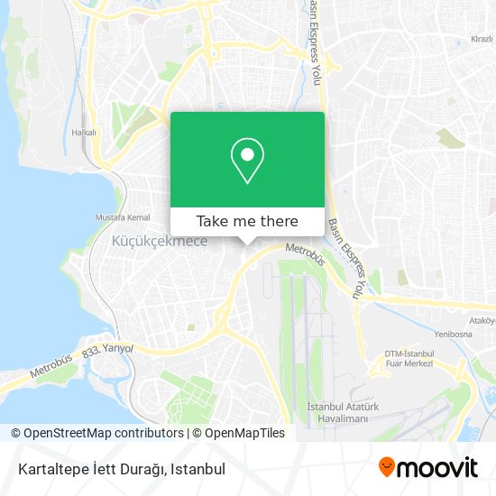 Kartaltepe İett Durağı map
