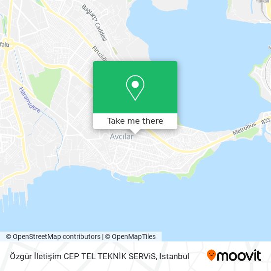 Özgür İletişim CEP TEL TEKNİK SERViS map