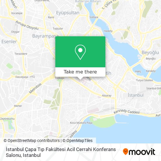 İstanbul Çapa Tıp Fakültesi Acil Cerrahi Konferans Salonu map