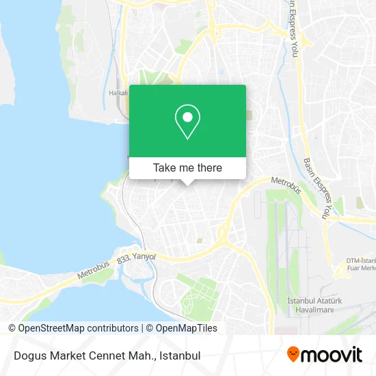 Dogus Market Cennet Mah. map