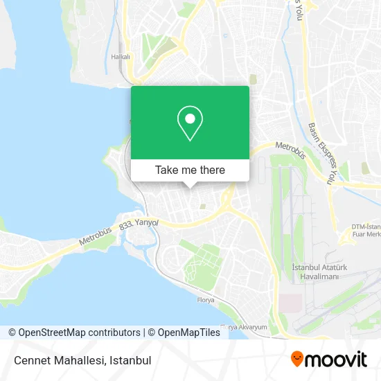 Cennet Mahallesi map