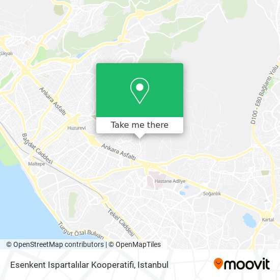 Esenkent Ispartalılar Kooperatifi map