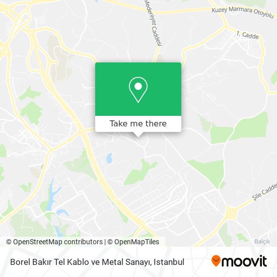 Borel Bakır Tel Kablo ve Metal Sanayı map