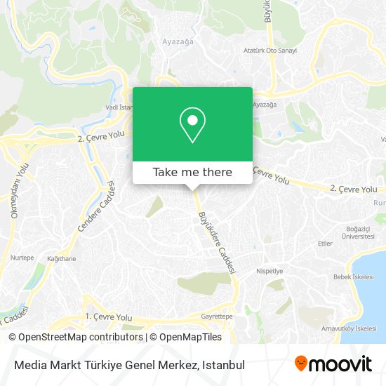 Media Markt Türkiye Genel Merkez map