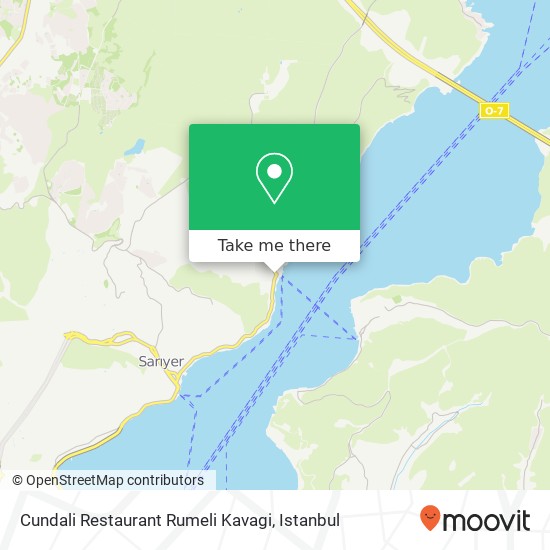Cundali Restaurant Rumeli Kavagi map