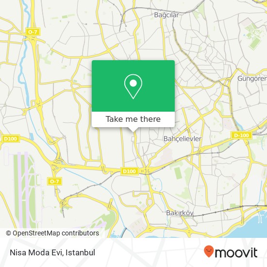 Nisa Moda Evi map