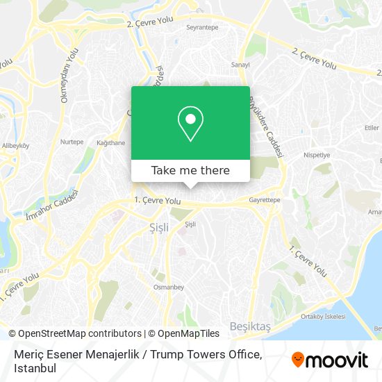 Meriç Esener Menajerlik / Trump Towers Office map