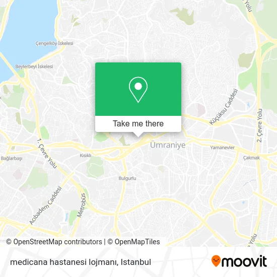 medicana hastanesi lojmanı map