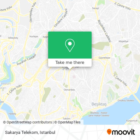 Sakarya Telekom map