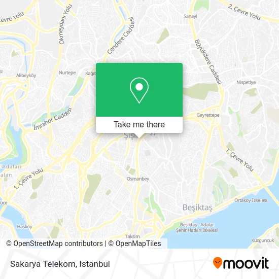 Sakarya Telekom map