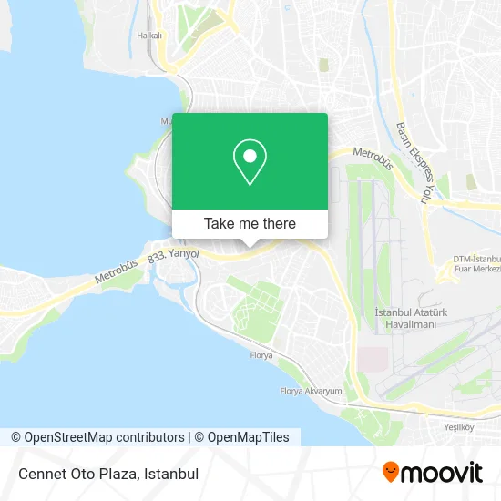 Cennet Oto Plaza map