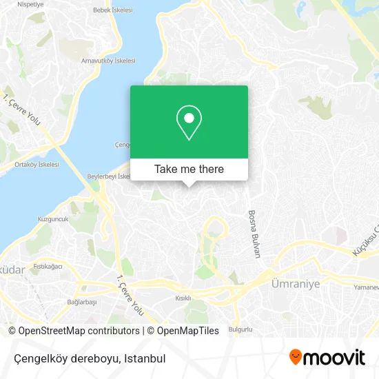 Çengelköy dereboyu map