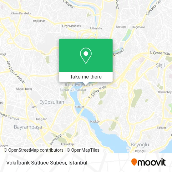 Vakıfbank Sütlüce Subesi map