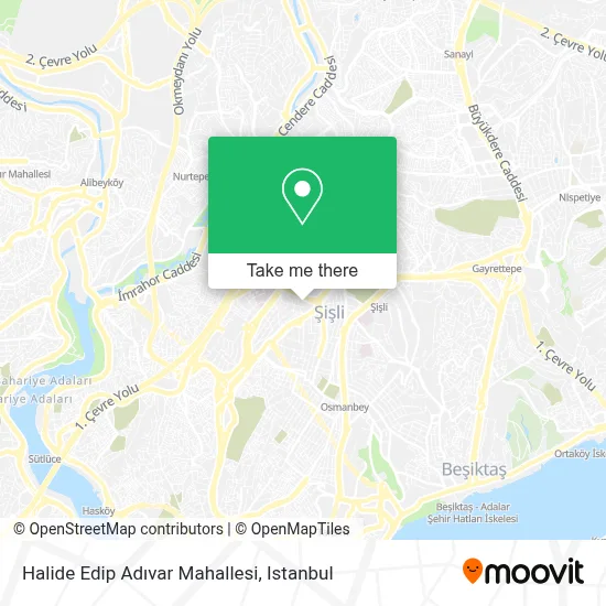 Halide Edip Adıvar Mahallesi map
