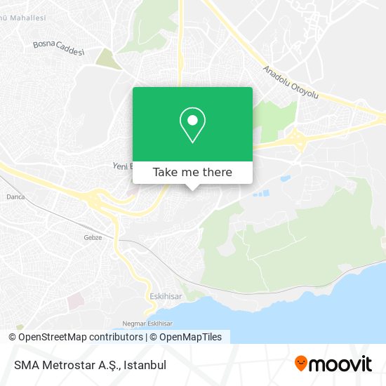 SMA Metrostar A.Ş. map