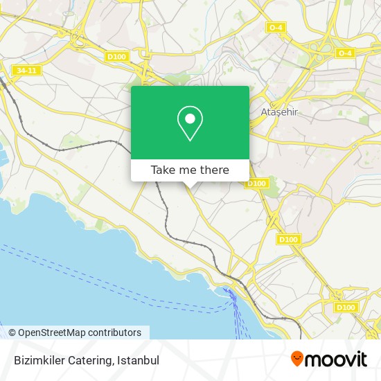 Bizimkiler Catering map