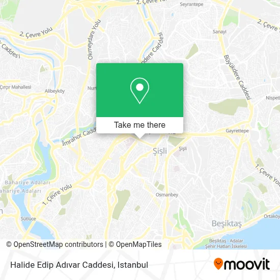 Halide Edip Adıvar Caddesi map