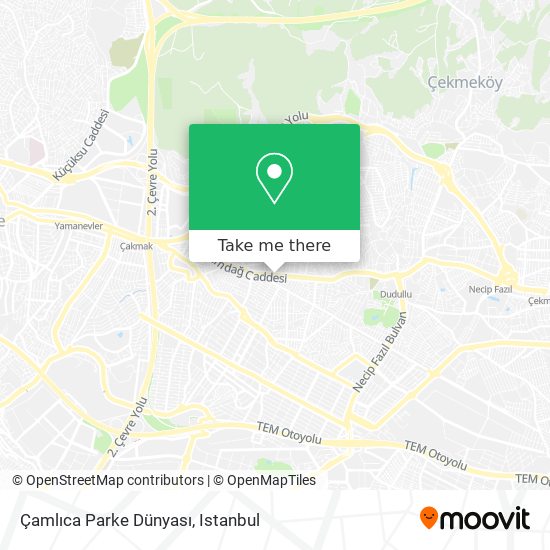 Çamlıca Parke Dünyası map