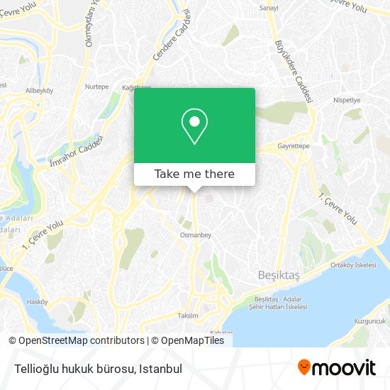 Tellioğlu hukuk bürosu map