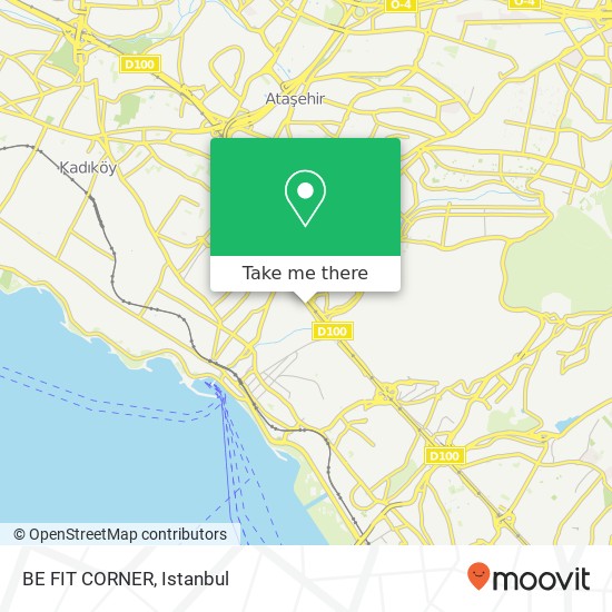 BE FIT CORNER map