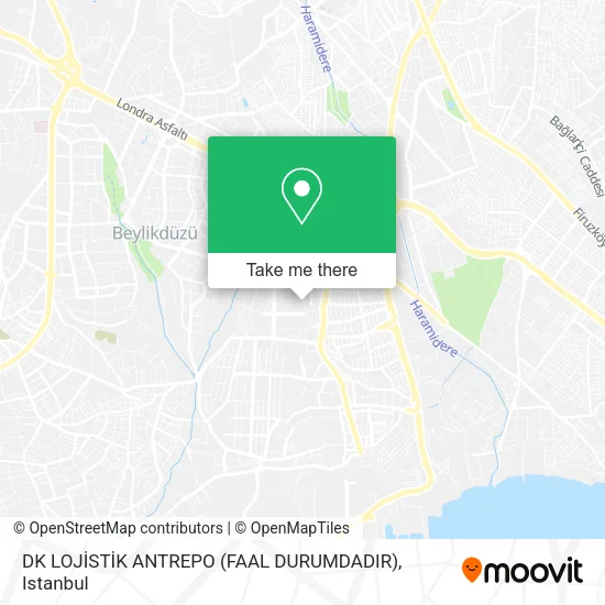 DK LOJİSTİK ANTREPO (FAAL DURUMDADIR) map