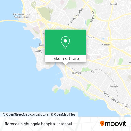 florence nightingale hospital map