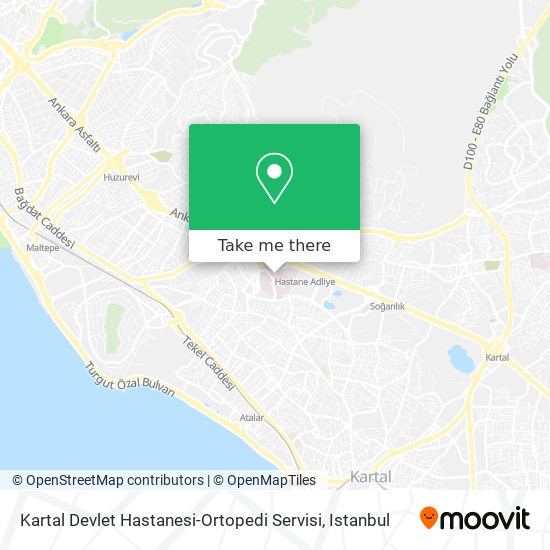 Kartal Devlet Hastanesi-Ortopedi Servisi map