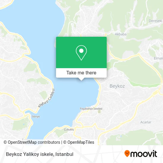 Beykoz Yalikoy  iskele map