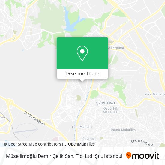 Müsellimoğlu Demir Çelik San. Tic. Ltd. Şti. map