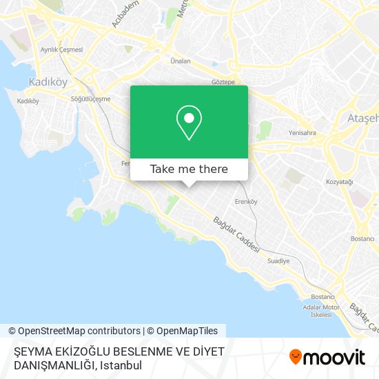 ŞEYMA EKİZOĞLU BESLENME VE DİYET DANIŞMANLIĞI map