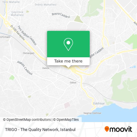 TRIGO - The Quality Network map