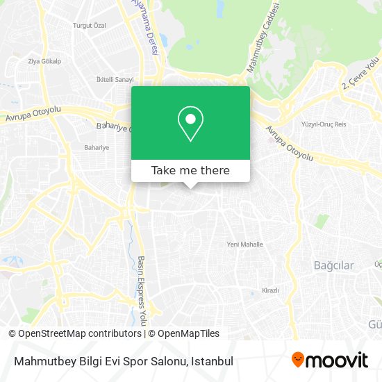 Mahmutbey Bilgi Evi Spor Salonu map