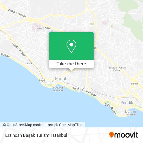 Erzincan Başak Turizm map