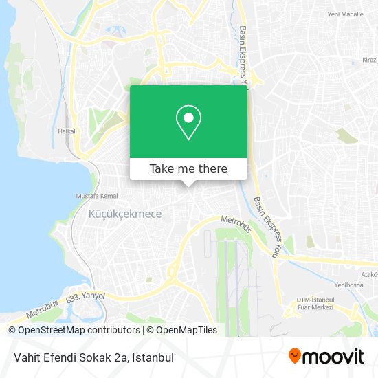 Vahit Efendi Sokak 2a map