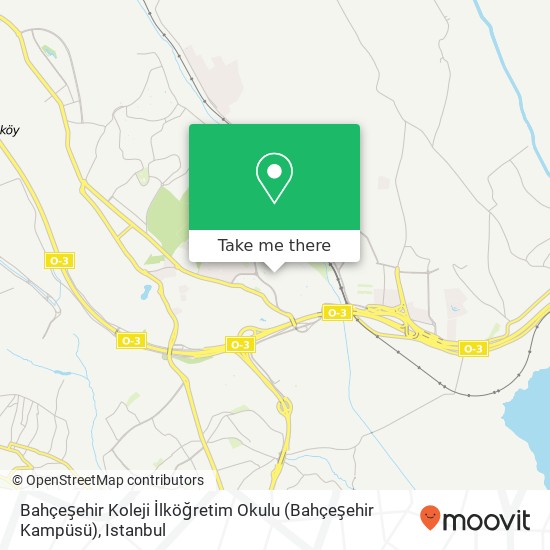 Bahçeşehir Koleji İlköğretim Okulu (Bahçeşehir Kampüsü) map