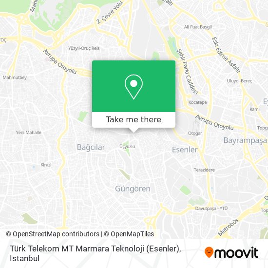 Türk Telekom MT Marmara Teknoloji (Esenler) map