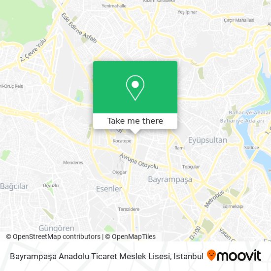 Bayrampaşa Anadolu Ticaret Meslek Lisesi map