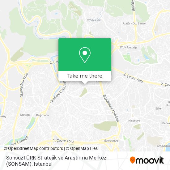 SonsuzTÜRK Stratejik ve Araştırma Merkezi (SONSAM) map