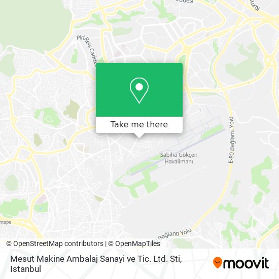 Mesut Makine Ambalaj Sanayi ve Tic. Ltd. Sti map