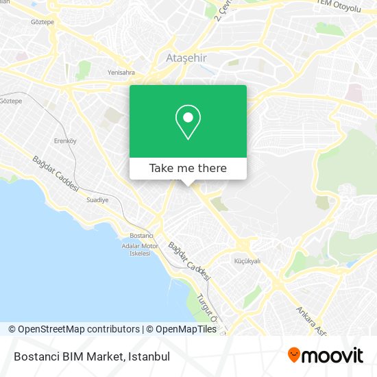 Bostanci BIM Market map