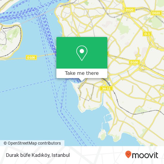 Durak büfe Kadıköy map