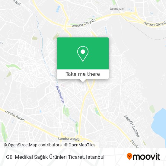 Gül Medikal Sağlık Ürünleri Ticaret map