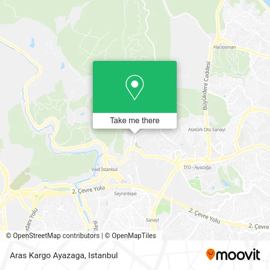 Aras Kargo Ayazaga map