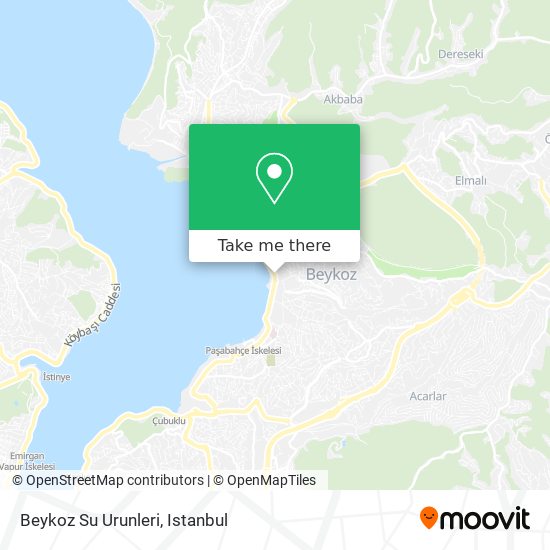 Beykoz Su Urunleri map