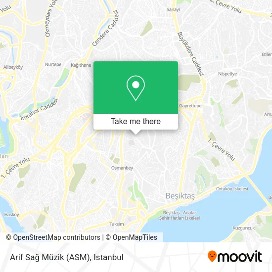 Arif Sağ Müzik (ASM) map
