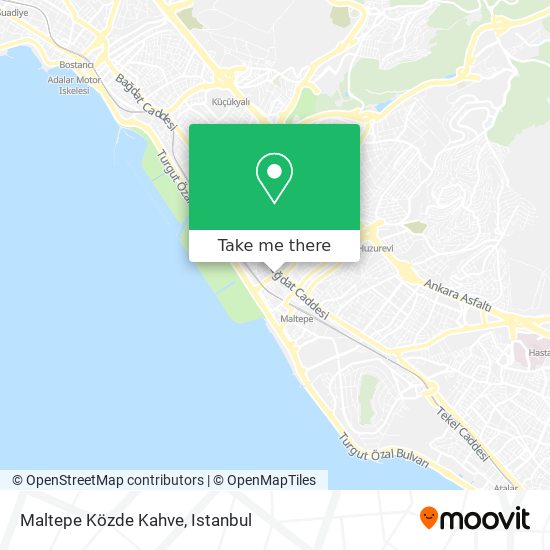 Maltepe Közde Kahve map