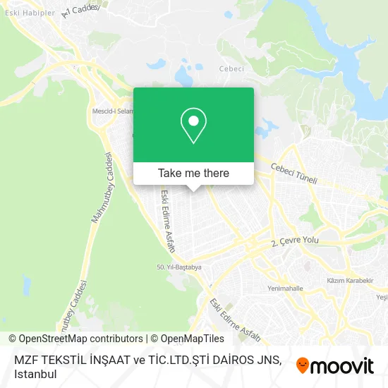 MZF TEKSTİL İNŞAAT ve TİC.LTD.ŞTİ DAİROS JNS map