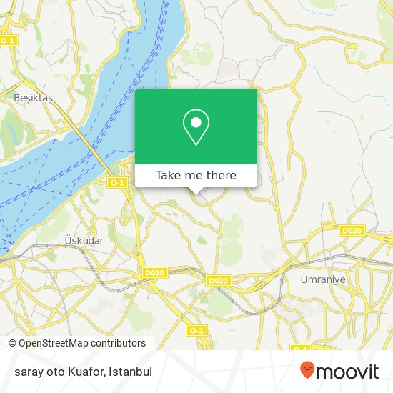 saray oto Kuafor map